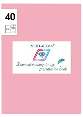 A3 Diamond Painting Storage Book, NIHO-JIUMA 40 Pages Diamond Art Portfolio  Painting Storage Book, Suitable for 30X40cm/12x16 Inches Diamond Painting -  Yahoo Shopping