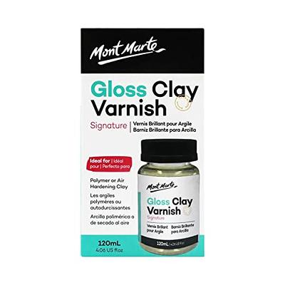 Mont Marte Clay Varnish Gloss Signature 4.05oz (120ml) Clay Sculpture  Sealant, Glossy Clay Varnish, Varnish for Polymer or Air Hardening Clay,  Clear Gloss Varnish for Clay. - Yahoo Shopping