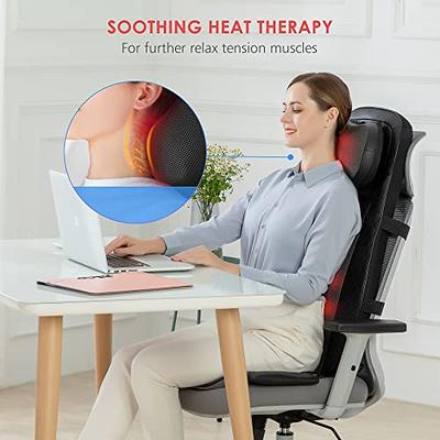Shiatsu Back Massager with Heat, Adjustable Height Massages for Neck and  Back,Massage Chair Pad,Deep…See more Shiatsu Back Massager with Heat