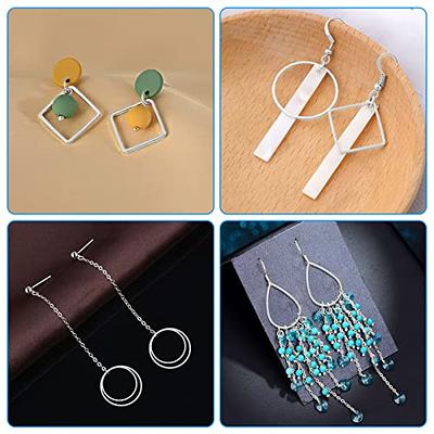 Ximalun 120Pcs Earring Hoops for Jewelry Making,Earring Finding