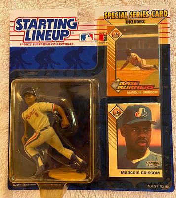 Autographed Marquis Grissom Montreal Expos Starting Lineup 