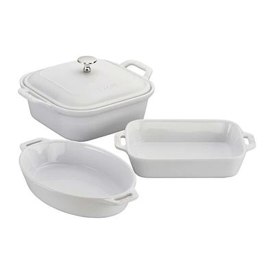 Staub Ceramic 10.5-inch X 7.5-inch Rectangular Baking Dish - White : Target