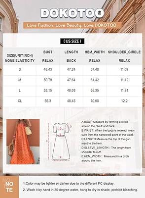  Dokotoo Spaghetti Strap Dresses for Women Backless