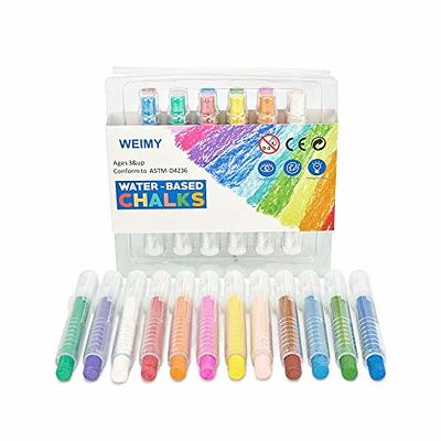  NewFamily Dustless Chalk for Kids, Colored Sidewalk Chalk With  Holder,Non-Toxic Washable Toddlers Chalks Drawing Writing for Outdoor Art  Play,Blackboard(12 Pcs) : Toys & Games