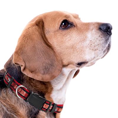 Pets First San Francisco 49ERS Satin Dog Collar, Large - Yahoo