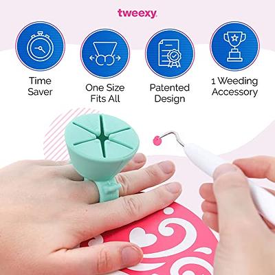 tweexy Craft Vinyl Weeding Scrap Collector Ring, Weeding Tools for Vinyl  Heat Transfer, HTV Crafting & Adhesive Paper Sheets Holder