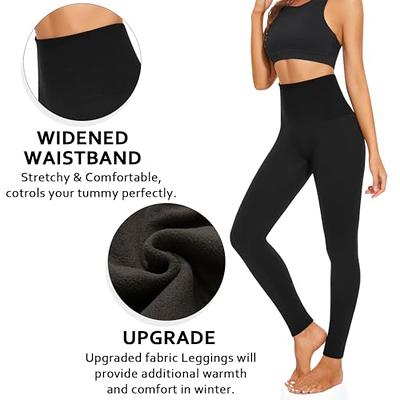 High Waisted Fleece-Lined Leggings for Women