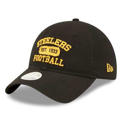 Pittsburgh Steelers New Era Bloom 9TWENTY Adjustable Hat - Cream