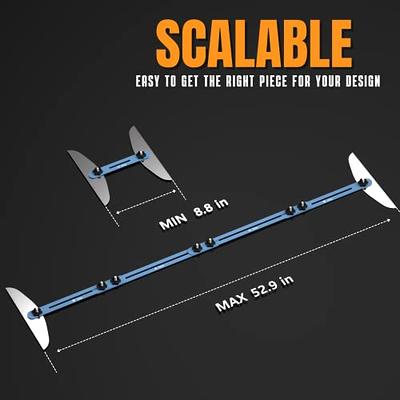 RONGPRO 24 Inch Adjustable T-Square Measuring Tools Layout Tools Aluminum  Drywall A-Square