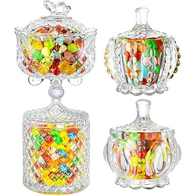 The Clean Store 2-Piece Glass Candy Jar Cookie Jar Set