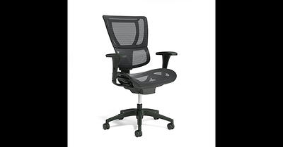 Union & Scale™ FlexFit™ Dexley Ergonomic Mesh Swivel Task Chair, Black  (UN56946)