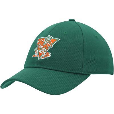 Men's adidas White Miami Hurricanes On-Field Baseball Fitted Hat