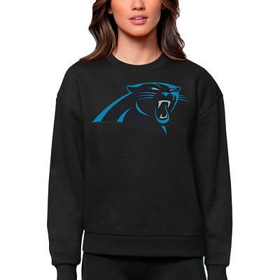 Men's Antigua White Carolina Panthers Victory Pullover Hoodie