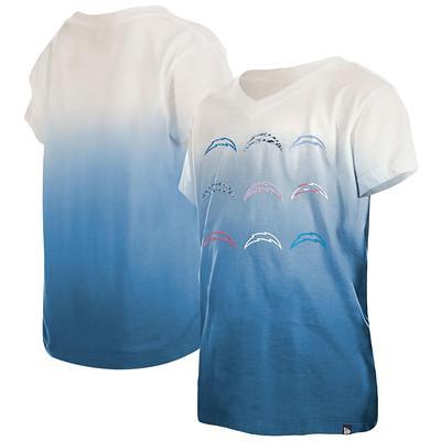 Women's Gameday Couture White Los Angeles Chargers Victorious Vixen T-Shirt Size: Large