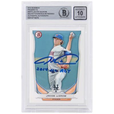 Dansby Swanson Atlanta Braves Autographed 2017 Topps Chrome #8 Beckett Fanatics Witnessed Authenticated 9/10 Rookie Card