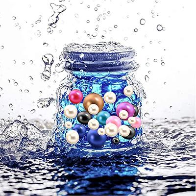 200 Pieces Floating NO Hole Pearls and 10000 Pieces Transparent Water  Gels,Floating Beads Pearls for Vases,Pearl Decor,Pearl Decor for Home  Weddings