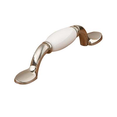 Richelieu Washington Collection 3-inch (76 mm) Brushed Nickel Modern Cabinet  Bar Pull