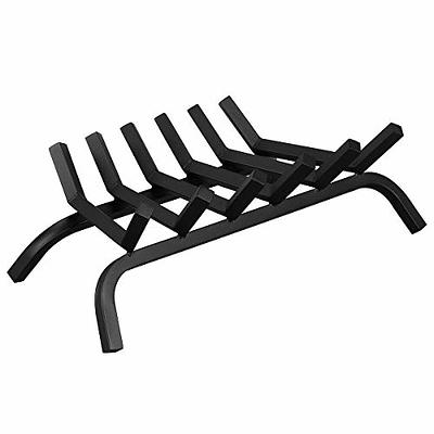 Sunnydaze Decor 24-in 24-lb Black Steel Fire Pit Log Grate in the