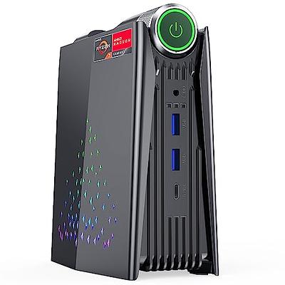 Beelink Mini PC, AMD Ryzen 7 5700U(Up to 4.3GHz, 8C/16T), 16GB DDR4 500GB  M.2 NVME SSD, SER5 Mini Computers Support 4K@60Hz Triple