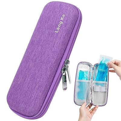 AUVON Insulin Cooler Travel Case, Expandable Insulated Diabetic Bag