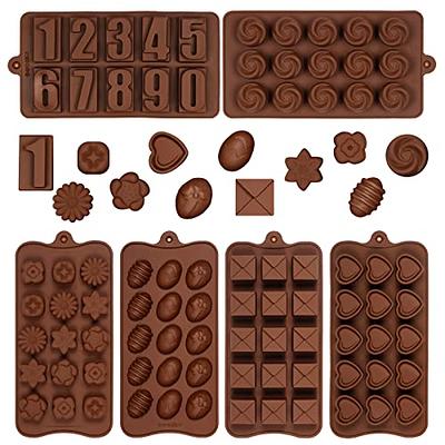 Chocolate Molds Silicone Set - 6 pk + Free Recipes Ebook - Food Grade Candy  Molds Silicone - Easy to Use Non-Stick Silicone Molds for Candy - Yahoo  Shopping