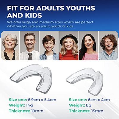 Mouth Guard for Clenching Teeth at Night Upgraded Night Guards for Teeth  Grinding Professional Mouth Guard for Grinding Teeth Stops Bruxism and  Teeth