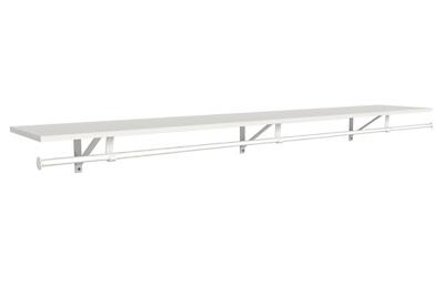 ClosetMaid Shelf and Rod 12-ft x 12-in White Universal Wire Shelf