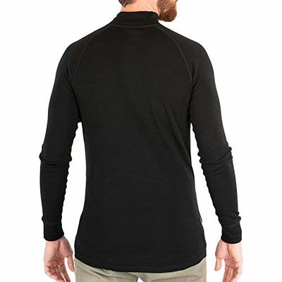 MERIWOOL Mens 100% Merino Wool Base Layer Lightweight Long Sleeve Thermal  Shirt 