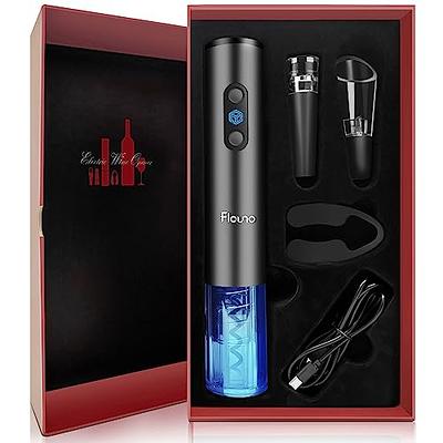 Electric Wine Opener Set, Tomeem Wine Gift Set with Rechargeable Wine –  TOMEEM