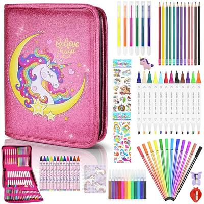 53Pcs Kids Drawing Set Children's Paint Suitcase Drawing Kit