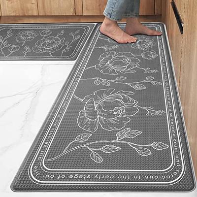 ROTTOGOON Kitchen Floor Mat Set of 2, Cushioned Anti Fatigue Mat  17x47+17x29, Non-Slip Waterproof Rug, Premium PVC Comfort Mats and Rugs  for Kitchen, Office, Home, Laundry - Yahoo Shopping