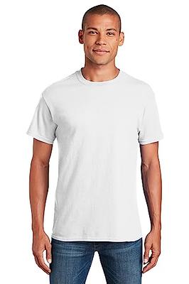 Gildan Men's Ultra Cotton Long Sleeve T-Shirt, Style G2400, Multipack, Black  (10-Pack), Small