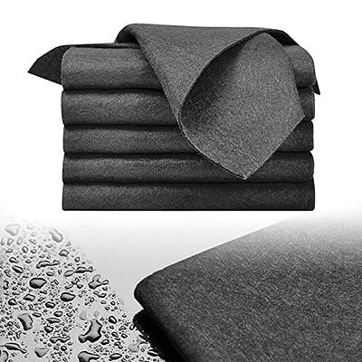 20pcs Kitchen Towel Absorbent Microfiber Dish Cloth Thick Double-side  Cleaning Towel Wipe Table Washing Cloth 