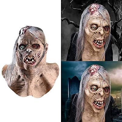 Halloween Monster Dead Smiling Demons Zombie Scary Face Mask Latex Horror