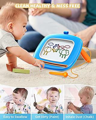 KIKIDEX Toddlers Toys Age 1-3, Magnetic Drawing Board, Toddler