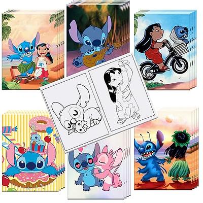 24 Pcs Stitch Coloring Books Stitch DIY Art Drawing Book Stitch Birthday  Party Favors Gifts Stitch Patterns Color Booklets for Stitch Party Supplies  - Yahoo Shopping