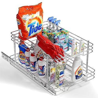 LOVMOR 2 Tier 11 W x 18 D, Individual Pull Organizer Kitchen