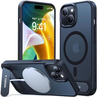  ESR for iPhone 15 Pro Max Case, MagSafe Silicone Case with  Stand, Military-Grade Protection, Built-in Camera Stash Stand, Magnetic  Phone Case for iPhone 15 Pro Max, Cloud Series, Black : Cell