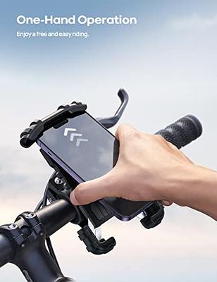  Lamicall Bike Phone Holder, Motorcycle Phone Mount - Motorcycle  Handlebar Cell Phone Clamp, Scooter Phone Clip for iPhone 15 Pro Max/Plus,  14 Pro Max, S9, S10 and More 4.7 to 6.8