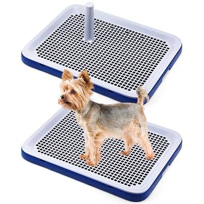 YANYUESHOP Extra Large Dog Potty Tray Puppy Pee Pad Holder with Anti-Skid  pad Mesh Training Toilet Tray for Big and Medium Dogs, Keep Paws Dry