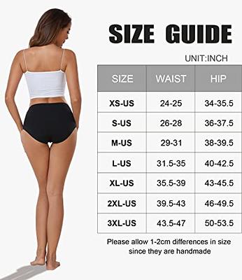 Women's High Waisted Cotton Underwear Soft Breathable Panties