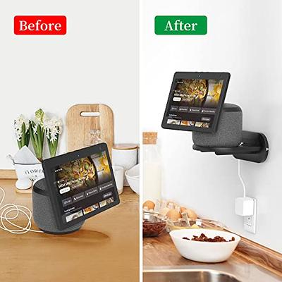 PlusAcc Magnetic Stand for Echo Show 8 (1st 2nd) 5 (1st 2nd 3rd) Swivel  Tilt Adjustable Function to Get Good Viewing/Camera Angl