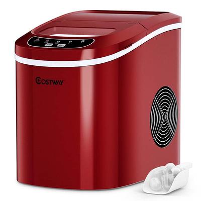 Costway 9 in. 33 lbs./24H Portable Ice Maker Machine Countertop