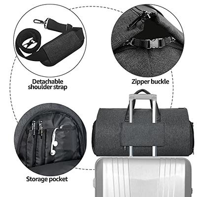 Carry-on Garment Bag Duffel Bag Suit Travel Bag Weekend Bag Flight Bag with  Shoe Pouch