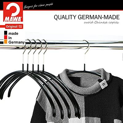 MAWA European Space-Saving Hangers, 3 Colors, 8 Styles & Sets