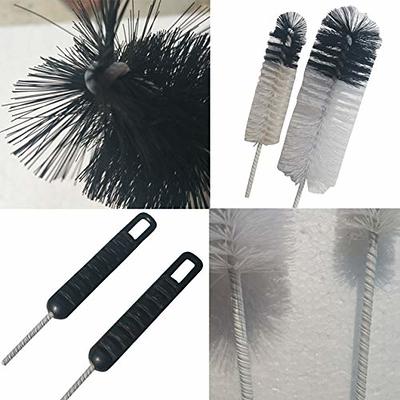 Utility Bottle Cleaning Brush Set Long Handle Thin Small Big Wire Cleaner  Bendable Flexible for Narrow Neck Skinny Spaces of Water Beer Wine Baby