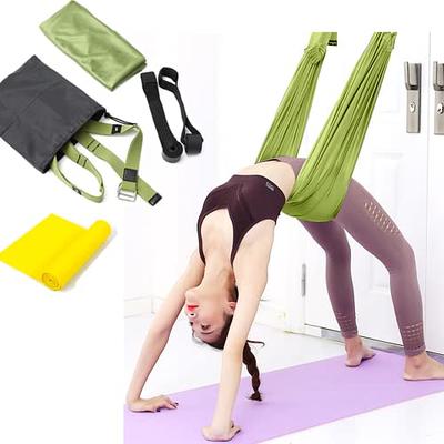  Back bend Assist Trainer - Improve Back and Waist Flexibility,  Door Flexibility Stretching Strap, Home equipment for Ballet, Dance, Yoga,  Gymnastics, Cheerleading, Splits (light pink) : Sports & Outdoors