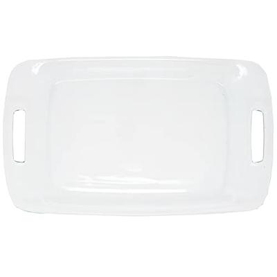 Pyrex (1) 233 3qt Glass Baking Dish and (1) 233-PC Red Plastic Lid