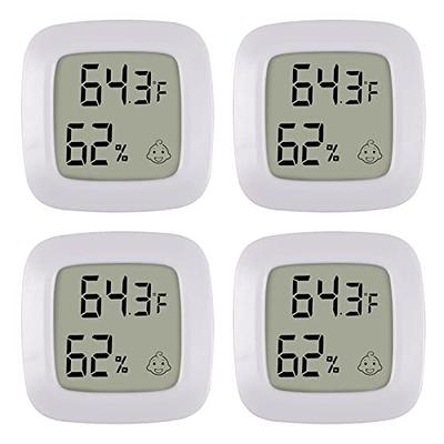 KeeKit Refrigerator Thermometer, 2 Pack Digital Freezer Thermometer, Upgraded Fridge Thermometer with Large LCD Display, Magnetic, Max/Min Record