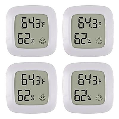  KeeKit Digital Refrigerator Thermometer, 2 Pack Upgraded Freezer  Thermometer with LCD Display, ℃/℉ Switch, Max/Min Record, Refrigerator  Freezer Thermometer for Kitchen - Black : Home & Kitchen